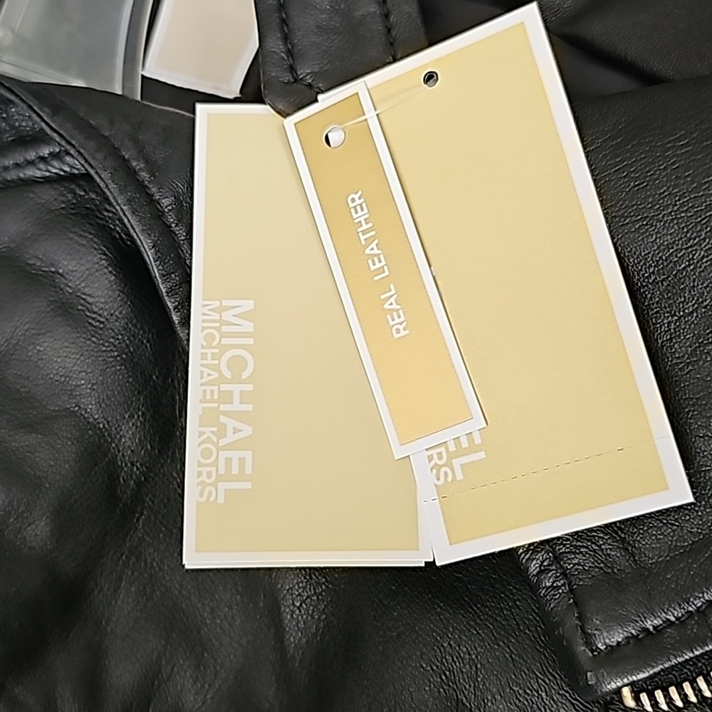 Michael Kors Leather Jacket - Picture 14 of 15
